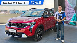 Kia Sonet  Review  Comprehensive Walkaround and Driving Experience [upl. by Viens]