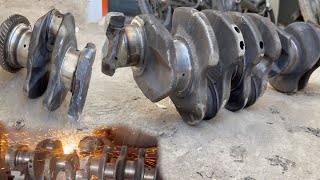 Can we repair a broken crank from Bagan and run it in the engine watch the video in the repair shop [upl. by Ahsillek]