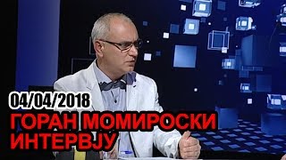 Горан Момироски ИНТЕРВЈУ  АЛФА ТВ 04042018 [upl. by Lipson965]