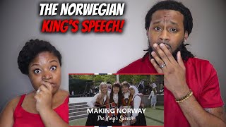 🇳🇴 African American Couple Reacts quotThe Norwegian Kings Speech  Norway Is Onequot [upl. by Hanahsuar597]