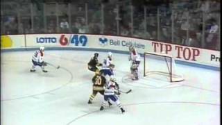 1991 BruinsHabs Adams Div Final Games 47 [upl. by Tannen434]