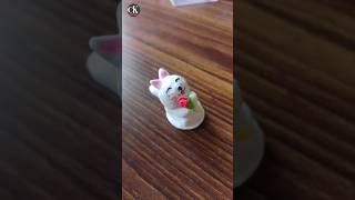 Proposing cat made by clay cat clayart craft yoongi [upl. by Hiram]