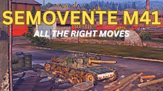 World of Tanks Semovente M41  4 kills 1k damage worldoftanks freetoplay [upl. by Nimajneb]