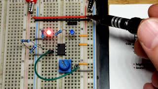 Basic Op Amp Non Inverting Comparator Circuit [upl. by Asek]