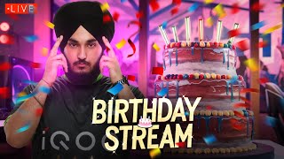 BIRTHDAY STREAM  LIVE BGMI ACTION 🎂🥳  iQOOSouLRonY  BGMI [upl. by Cul]