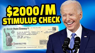 Stimulus Check Update Today 2000 Monthly Checks for the Low Income SSI SSDI [upl. by Ellery]