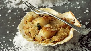 Recette  Coquilles SaintJacques à la Bretonne [upl. by Najed922]