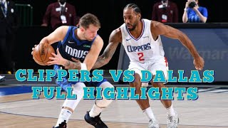 CLIPPERS VS DALLAS FULL HIGHLIGHTS HANGGANG LIIG YUNG LAMANG [upl. by Alver760]