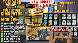 TCG Card Collector Simulator MOD APK V 22  Unlimited Money Ghost Card Unlock All Save Data Free [upl. by Gerk]