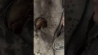 Chipping a concrete slab we found water 💦 😬 video wow shorts shortvideo bosch flood storm [upl. by Honorine374]