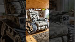 These tank recliners are the ultimate man cave addition 😱😱 [upl. by Naahs]