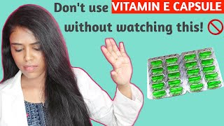 Vitamin e use pannuna என்ன ஆகும் தெரியுமா😰How to use Vitamin eUses and benefits  EVION 400 [upl. by Milman]