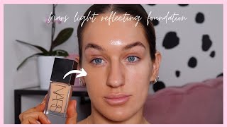 TRYING THE NARS LIGHT REFLECTING FOUNDATION [upl. by Herv]