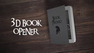 3D Book Opener ★ After Effects Template ★ AE Templates [upl. by Shaughnessy]