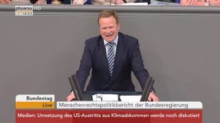 Bundestagsdebatte zum Bericht der Bundesregierung zur Menschenrechtspolitik am 310517 [upl. by Rani702]