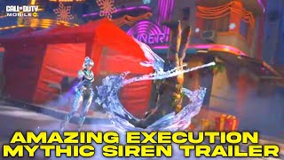 MYTHIC SIREN TRAILER EXECUTION REVEAL SEASON 11 TRAILER CODM S11 LEAKS 2023 COD MOBILE [upl. by Lorant]