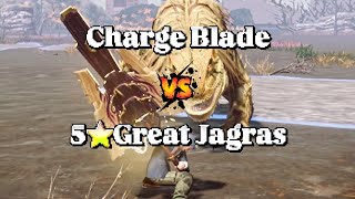 Magnamalo Charge Blade vs 5⭐️Great Jagras mhnow [upl. by Sabec]