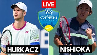 HURKACZ 🇵🇱vs NISHIOKA Relacja Na żywo – Wynik Meczu LIVE  ROUND 1 Cincinnati Open 2024 Hurkacz Live [upl. by Reiss]