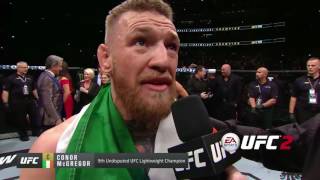 UFC 205 Conor McGregor Octagon Interview [upl. by Cathey]