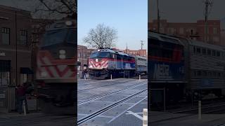 Metra 189 leads BNSF 2023 through Lagrange metra [upl. by Ydisac]