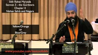 Blue Nishan Sahibs Nagara Sikh Rehat Maryada [upl. by Jeannie]