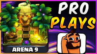 Pro Player SPEEDRUNS Arena 9 in Clash Royale [upl. by Rudich483]