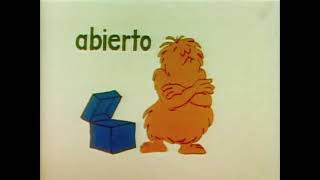 Classic Sesame Street animation Abierto  Cerrado cajita [upl. by Enerak784]