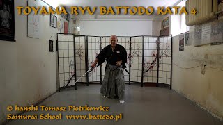 Toyama Ryu Battodo Kata No 4 [upl. by Nalod]