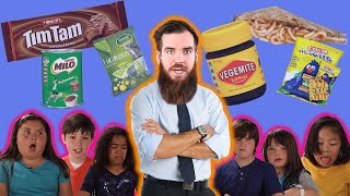 American Kids HATE Australian Food Aussie Reacts [upl. by Llertniuq]