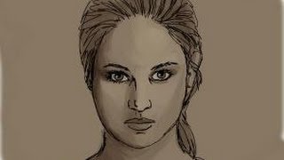 How to draw Tris Prior Beatrice from Divergent [upl. by Fonzie]