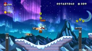 New Super Mario Bros U Playthrough Part 7  Frosted Glacier Part 1 of 2 [upl. by Kennet]