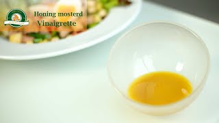 Recept honing mosterd dressing saus of vinaigrette maken [upl. by Nylssej644]