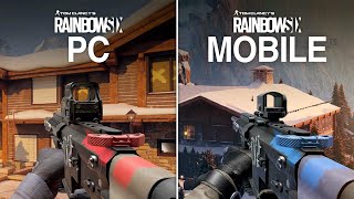 Rainbow Six Mobile VS Rainbow Six Siege Side by Side Comparison [upl. by Etep4]