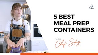 5 Best Meal Prep Containers [upl. by Kerat]