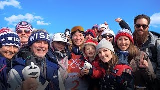 David Wise Wins Ski Halfpipe Gold  2018 Winter Olympics [upl. by Ahsahtan]