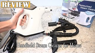 Handheld Steam Cleaner for Home Review  Amazing Steam Cleaner that Gets the Job Done [upl. by Yk]