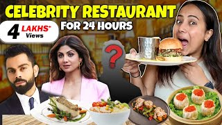 Eating at every Celebrity Restaurants for 24 Hours [upl. by Mace972]