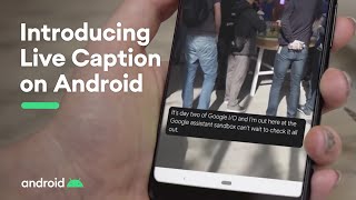 Introducing Live Caption on Android [upl. by Melquist840]