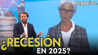 ¿Nos viene una fuerte recesión en 2025 El BCE marca el futuro de una Europa que se deteriora [upl. by Seale]