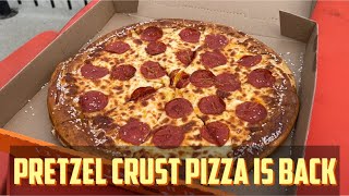 Little Caesars Pretzel 🥨 Crust Is Back [upl. by Jeffy329]