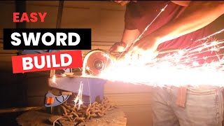 HOW TO MAKE A SWORD WITHOUT FORGING [upl. by Gerda]