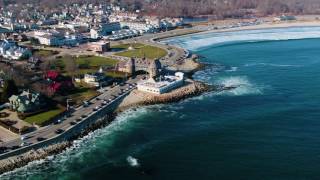 Glide Around Narragansett Beach With The Drone  Narragansett Rhode Island by Sean McVeigh Media [upl. by Oderfliw973]