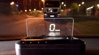 Universal Headup Display  C100 HUD for any car with OBD2 [upl. by Lahtnero793]