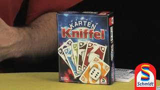 KARTEN KNIFFEL® │ Schmidt Spiele Erklärvideo [upl. by Llarret]