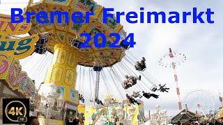 Bremer 🎡🎠Freimarkt 2024 4K [upl. by Ennaitak]