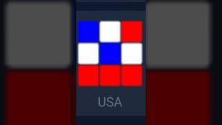 USA flag in Rubiks cube shorts shortsfeed [upl. by Davine]