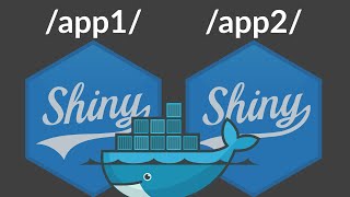 How to run multiple R Shiny apps in a single Docker container faucet tutorial [upl. by Inig]