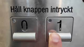 Sweden Stockholm Haninge Centrum Motala Hissar elevator [upl. by Sul]