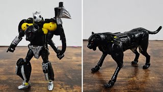 Kingdom series Deluxe class Shadow Panther  Transformers Tuesdays [upl. by Onitsuaf]