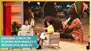 Lashana Lynch On Her Portrayal of Bob Marley’s Widow Rita Marley [upl. by Aremat]